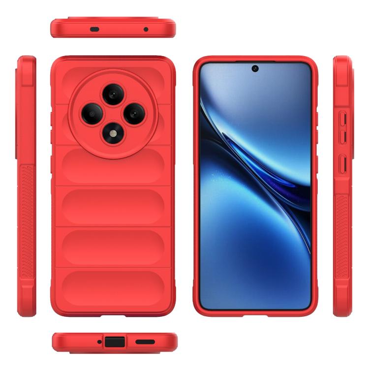 For OPPO Reno12 F 5G Global Magic Shield TPU + Flannel Phone Case