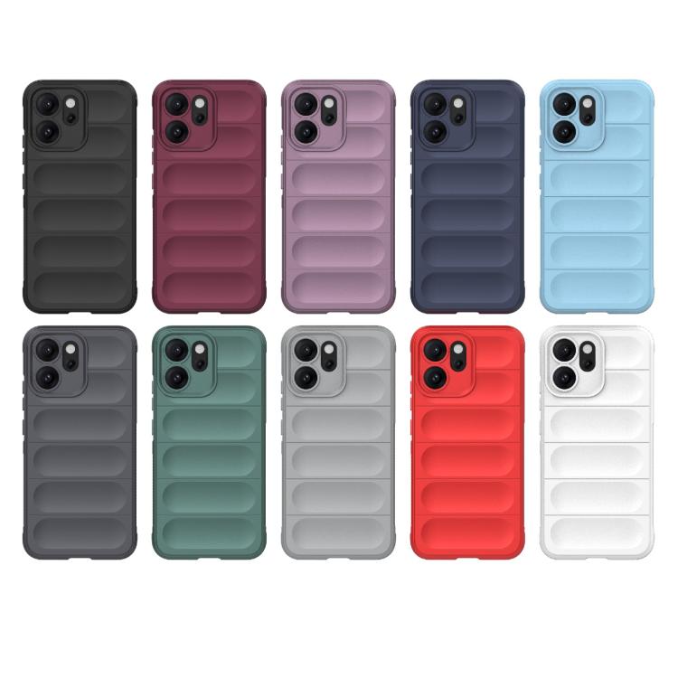 For OPPO Reno14 F Magic Shield TPU + Flannel Phone Case