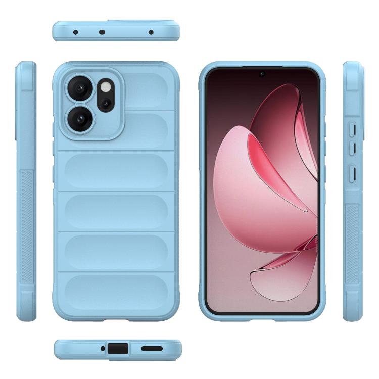 For OPPO Reno14 F Magic Shield TPU + Flannel Phone Case