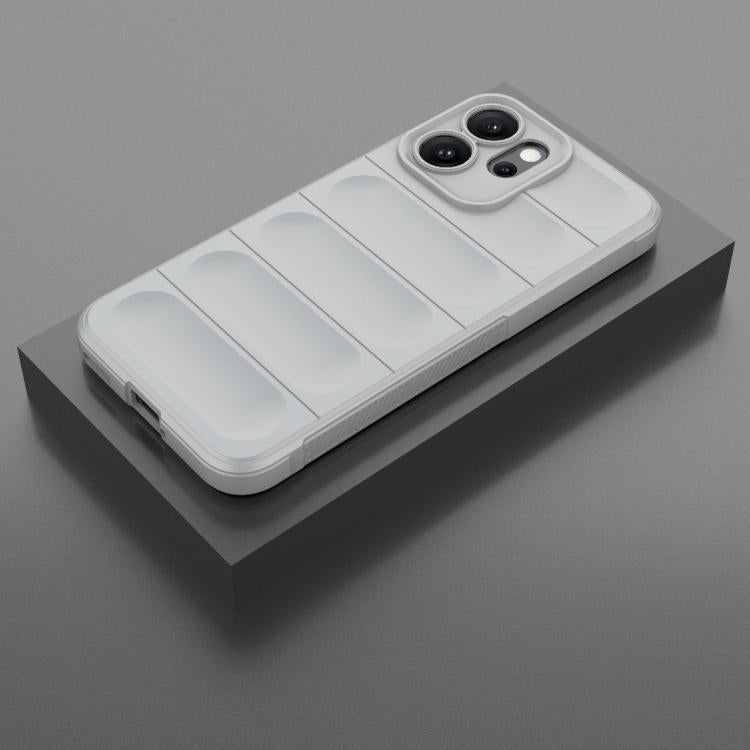 For OPPO Reno14 F Magic Shield TPU + Flannel Phone Case