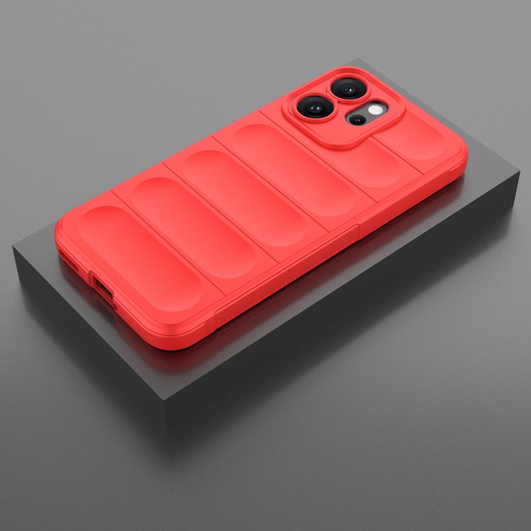 For OPPO Reno14 F Magic Shield TPU + Flannel Phone Case