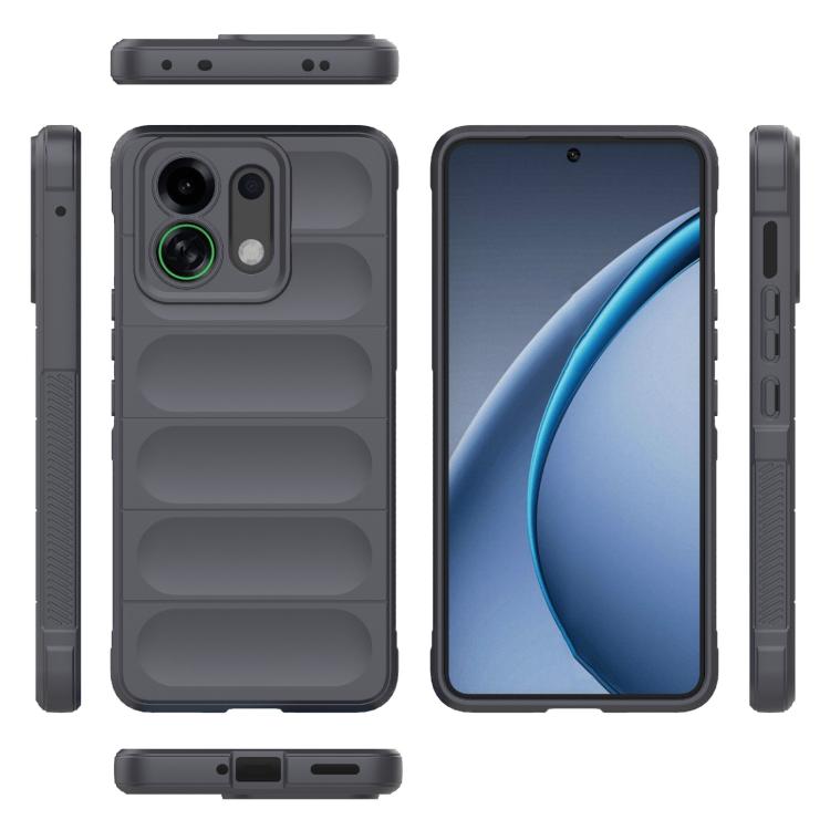 For OPPO K13 Turbo 5G / Turbo Pro 5G Magic Shield TPU + Flannel Phone Case