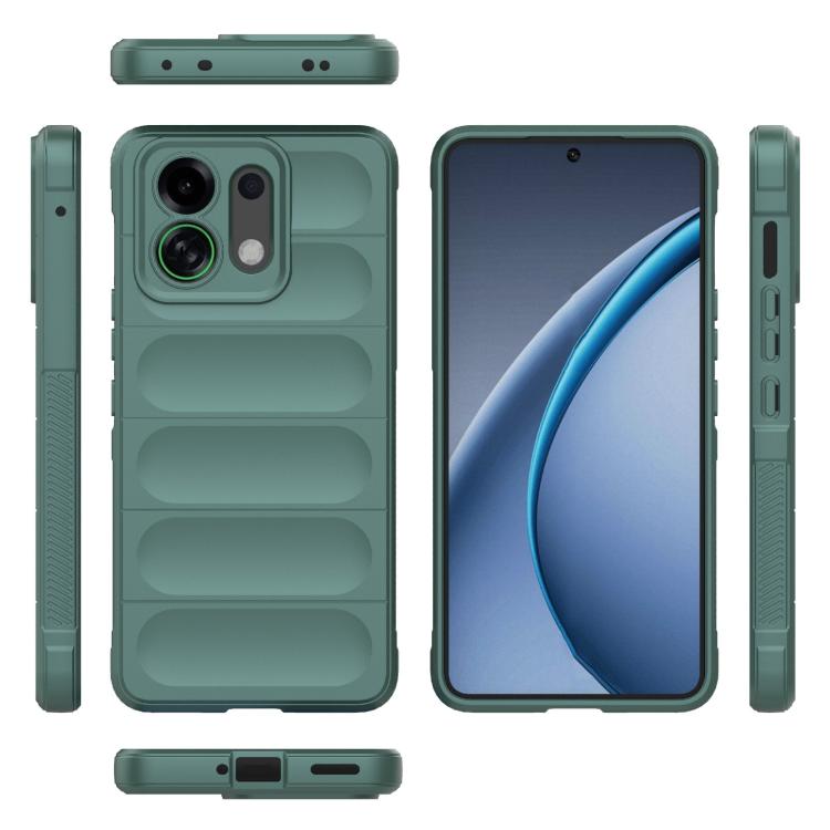 For OPPO K13 Turbo 5G / Turbo Pro 5G Magic Shield TPU + Flannel Phone Case