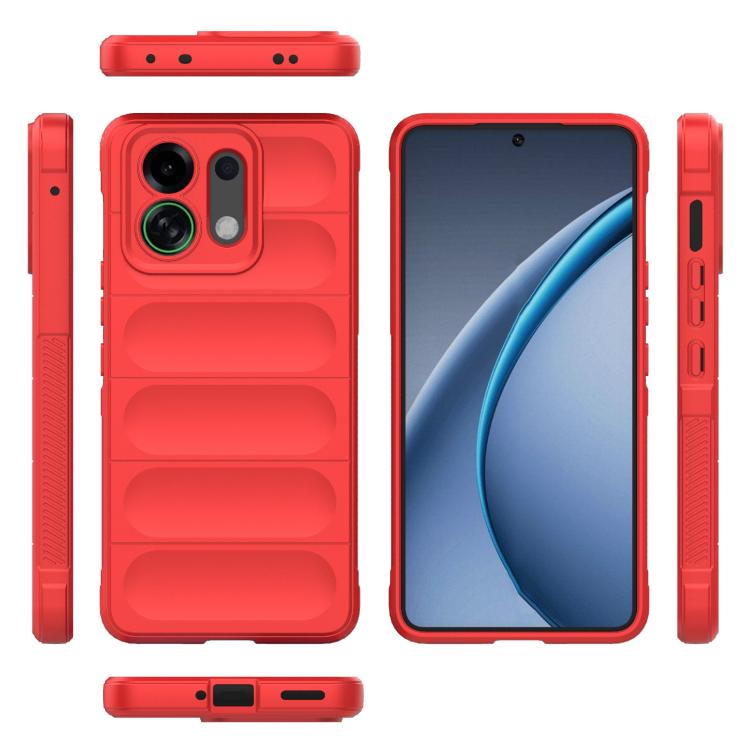 For OPPO K13 Turbo 5G / Turbo Pro 5G Magic Shield TPU + Flannel Phone Case