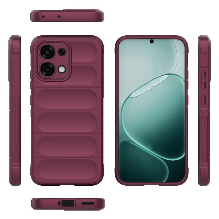 For OPPO F31 5G Global Magic Shield TPU + Flannel Phone Case