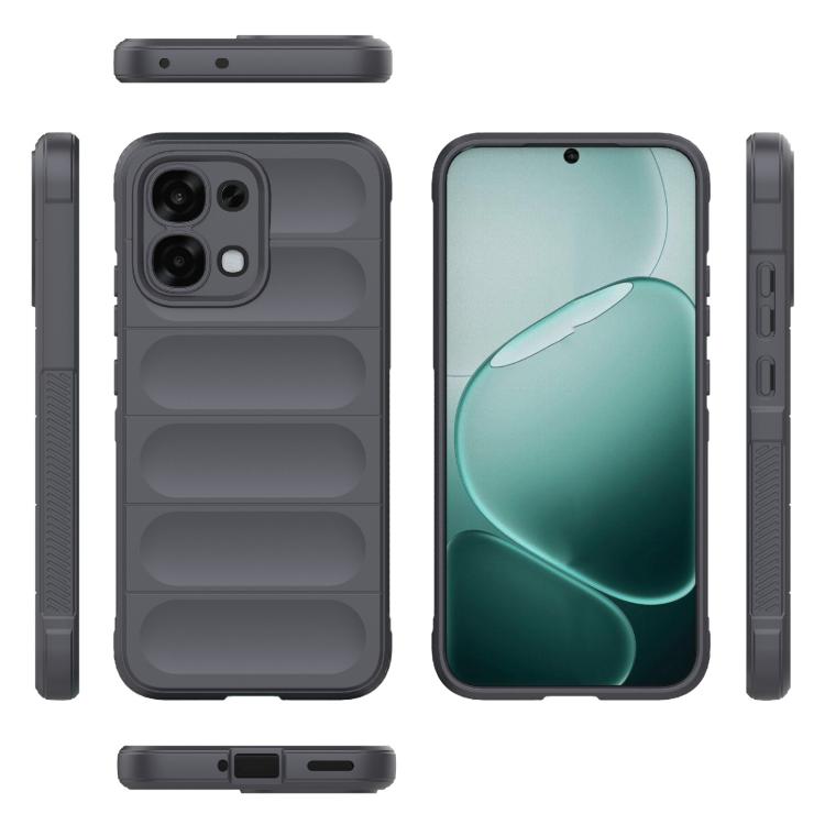 For OPPO F31 5G Global Magic Shield TPU + Flannel Phone Case