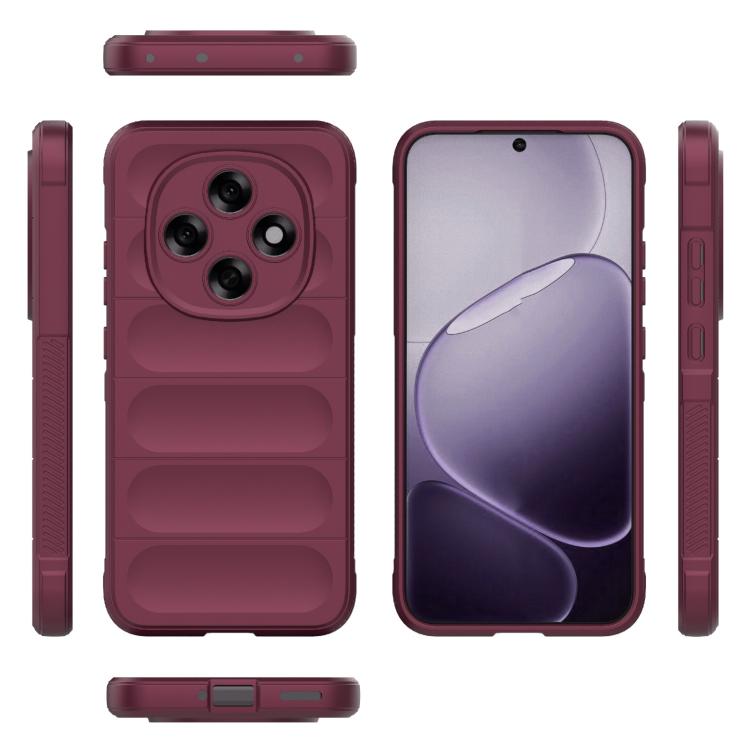 For OPPO F31 Pro 5G India Magic Shield TPU + Flannel Phone Case