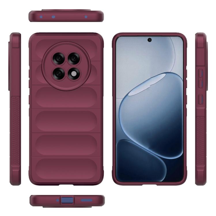 For OPPO F31 Pro+ 5G India Magic Shield TPU + Flannel Phone Case