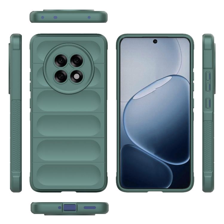 For OPPO F31 Pro+ 5G India Magic Shield TPU + Flannel Phone Case