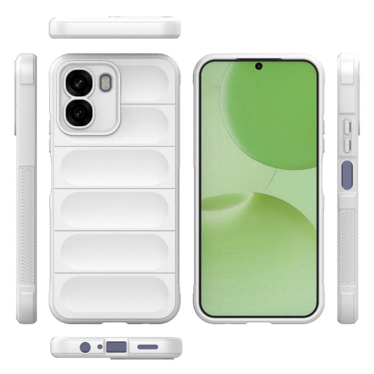 For OPPO A6x 5G Global Magic Shield TPU + Flannel Phone Case