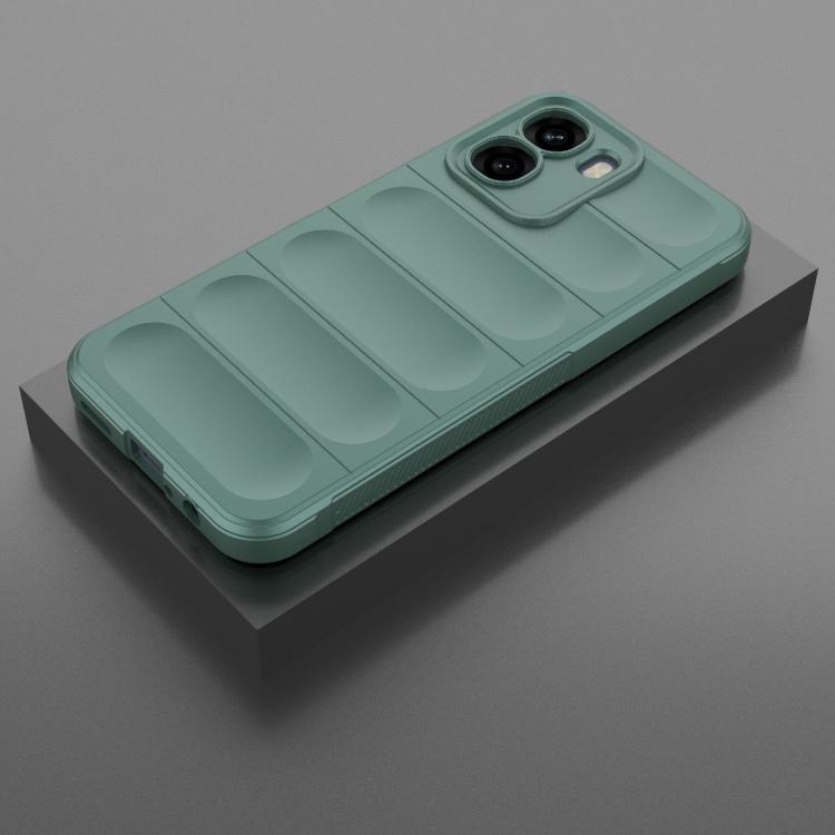 For OPPO A6x 5G Global Magic Shield TPU + Flannel Phone Case