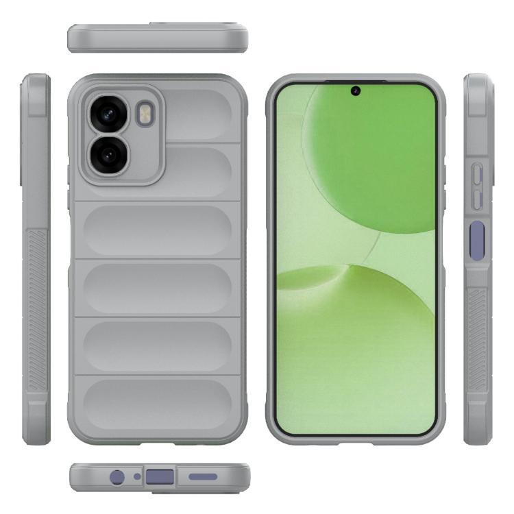 For OPPO A6x 5G Global Magic Shield TPU + Flannel Phone Case