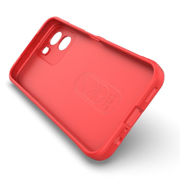 For OPPO A6x 5G Global Magic Shield TPU + Flannel Phone Case