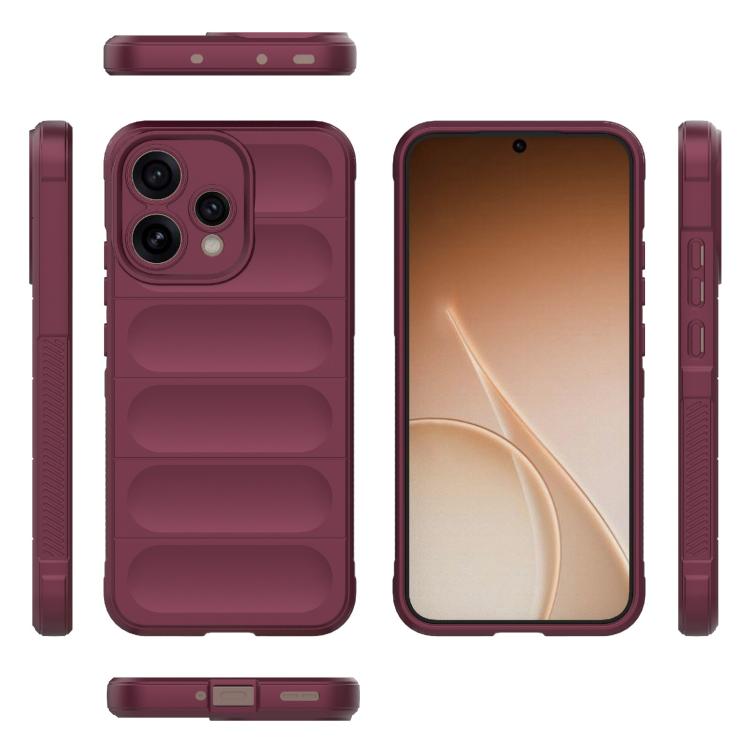 For OPPO Reno15 5G Global / Reno 15c 5G Magic Shield TPU + Flannel Phone Case