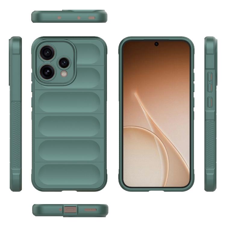 For OPPO Reno15 5G Global / Reno 15c 5G Magic Shield TPU + Flannel Phone Case