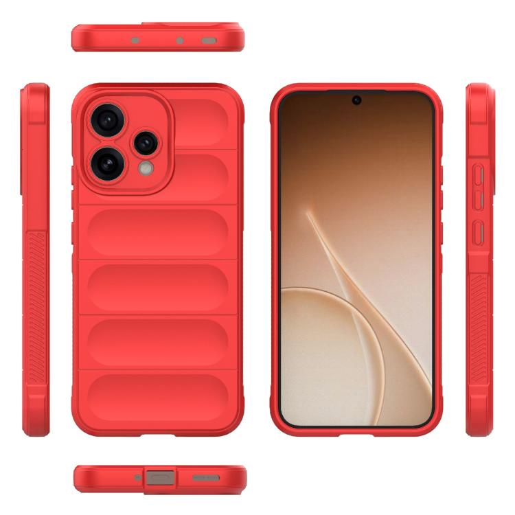 For OPPO Reno15 5G Global / Reno 15c 5G Magic Shield TPU + Flannel Phone Case