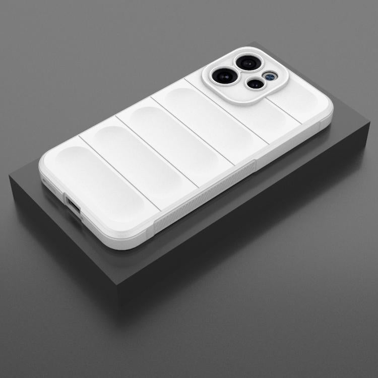 For OPPO Reno15 F 5G Magic Shield TPU + Flannel Phone Case