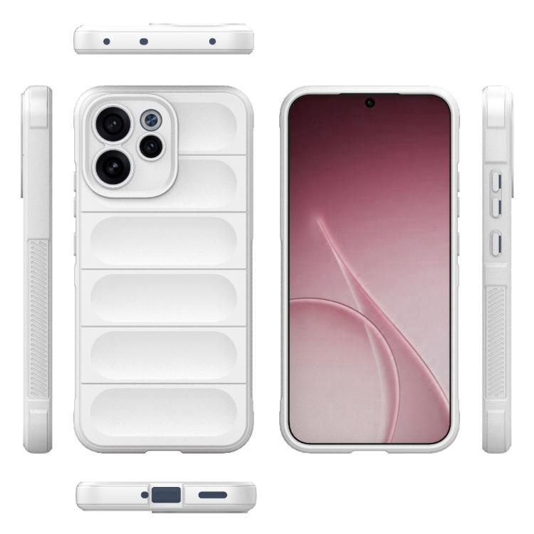 For OPPO Reno15 F 5G Magic Shield TPU + Flannel Phone Case