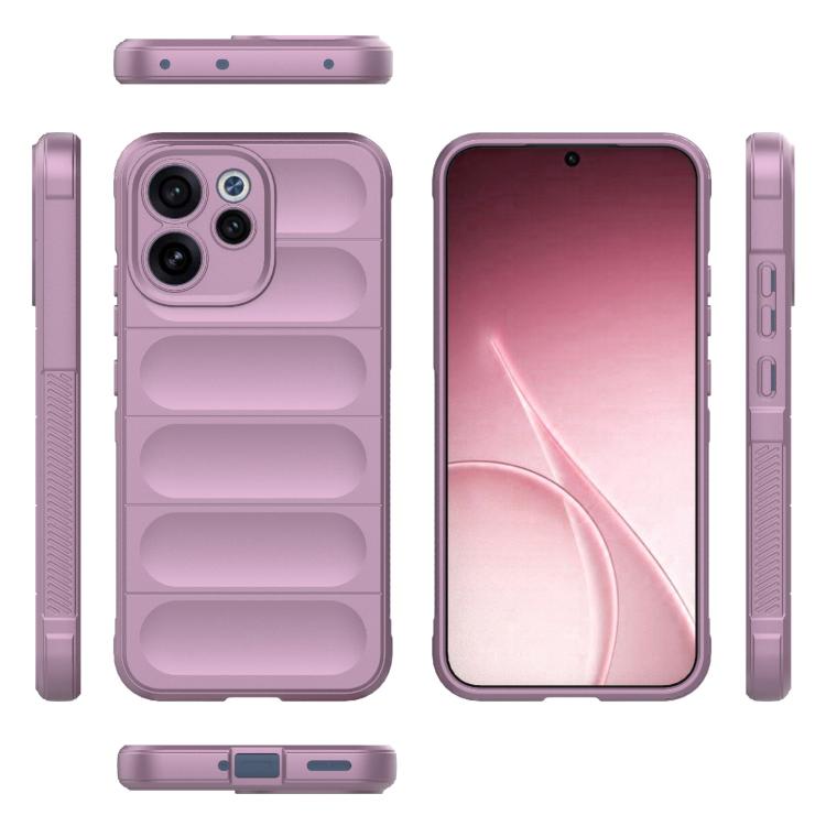 For OPPO Reno15 F 5G Magic Shield TPU + Flannel Phone Case