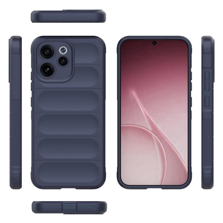 For OPPO Reno15 F 5G Magic Shield TPU + Flannel Phone Case