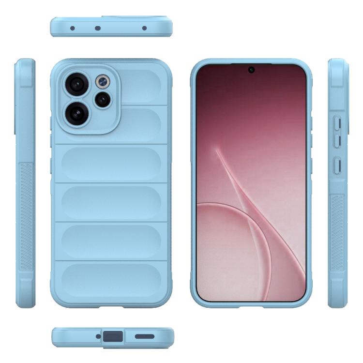 For OPPO Reno15 F 5G Magic Shield TPU + Flannel Phone Case