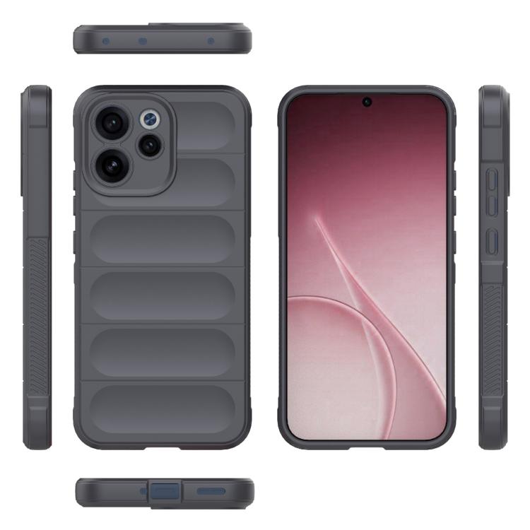For OPPO Reno15 F 5G Magic Shield TPU + Flannel Phone Case