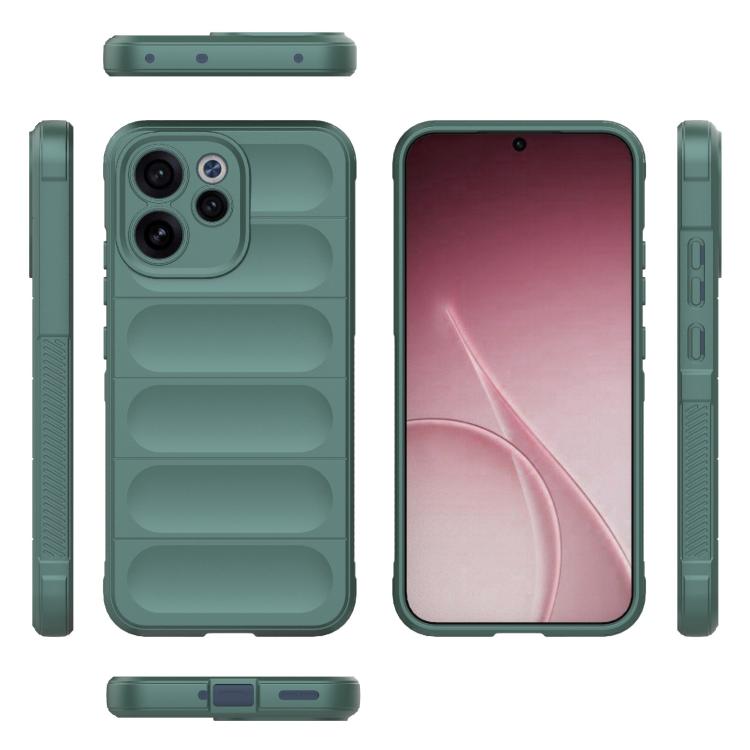 For OPPO Reno15 F 5G Magic Shield TPU + Flannel Phone Case