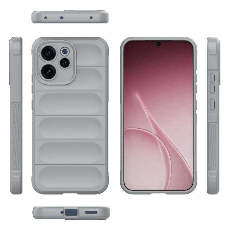 For OPPO Reno15 F 5G Magic Shield TPU + Flannel Phone Case