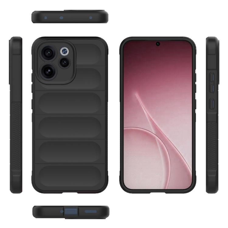 For OPPO Reno15 F 5G Magic Shield TPU + Flannel Phone Case