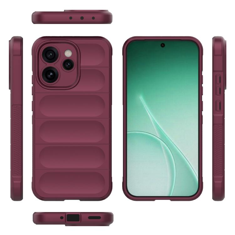 For OPPO Reno15 Pro Max 5G Global Magic Shield TPU + Flannel Phone Case