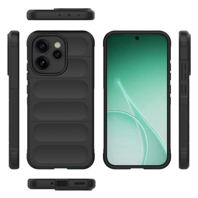 For OPPO Reno15 Pro Max 5G Global Magic Shield TPU + Flannel Phone Case