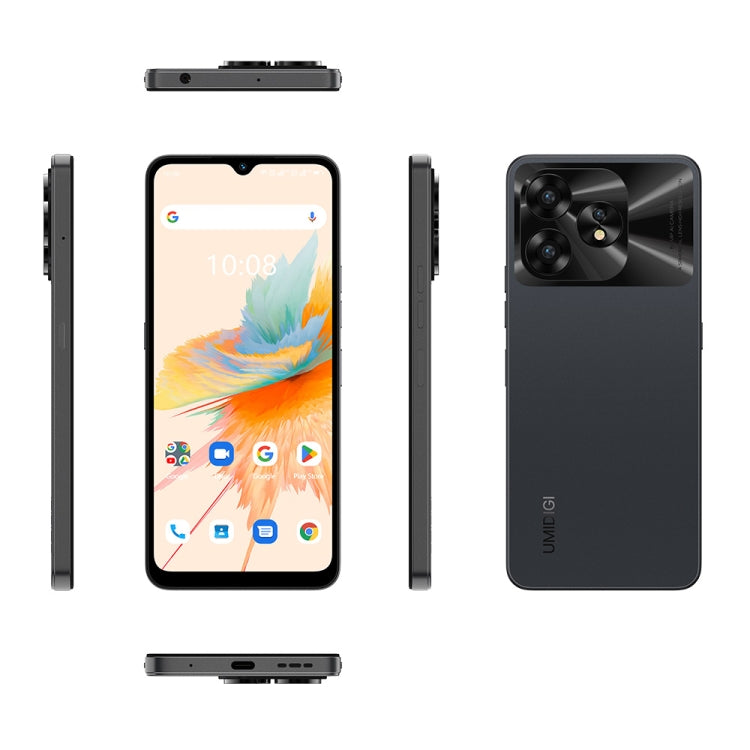 [HK Warehouse] UMIDIGI A15, 8GB+256GB, Face ID & Side Fingerprint Identification, 6.7 inch Android 13 Unisoc T616 Octa Core, Network: 4G, NFC, OTG