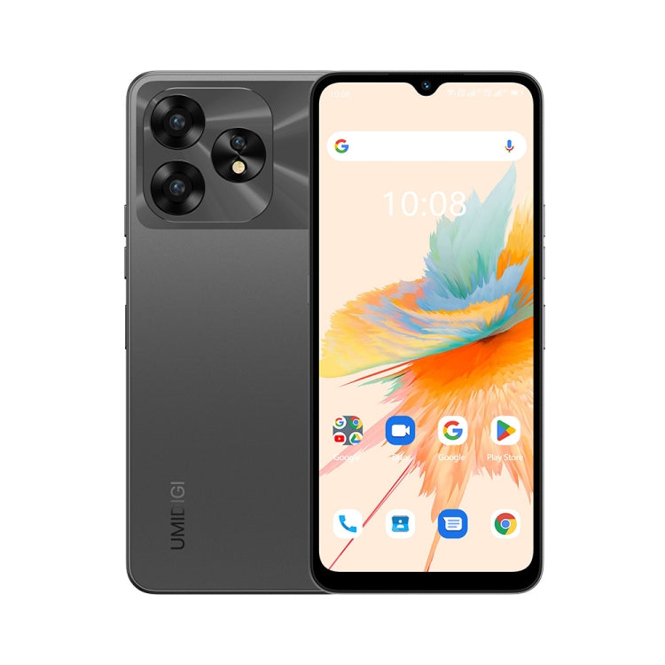 [HK Warehouse] UMIDIGI A15, 8GB+256GB, Face ID & Side Fingerprint Identification, 6.7 inch Android 13 Unisoc T616 Octa Core, Network: 4G, NFC, OTG