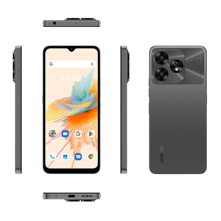 [HK Warehouse] UMIDIGI A15, 8GB+256GB, Face ID & Side Fingerprint Identification, 6.7 inch Android 13 Unisoc T616 Octa Core, Network: 4G, NFC, OTG