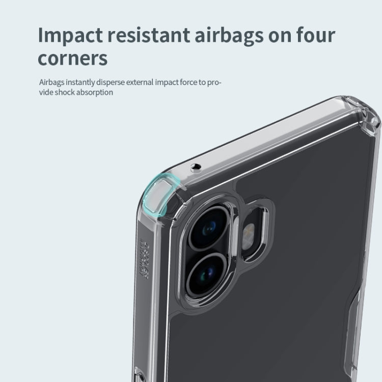 For Nothing Phone 2 NILLKIN PC + TPU Phone Case(Transparent)