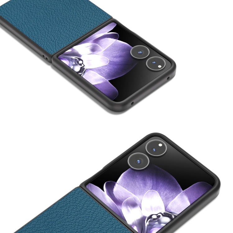 For Xiaomi Mix Flip ABEEL Genuine Leather Litchi Texture Phone Case
