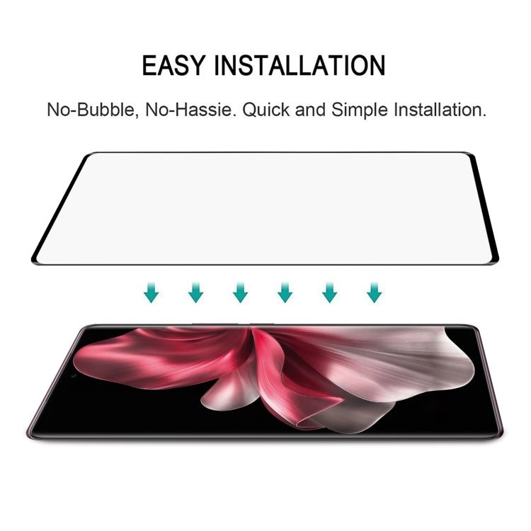 For vivo V30e / V40 Lite 3D Curved Edge Glue Full Screen Tempered Glass Film