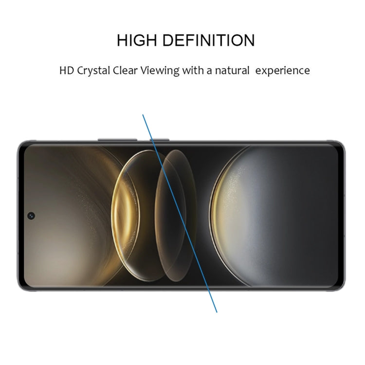 For vivo X100 Ultra / X100s Pro 3D Curved Edge Glue Full Screen Tempered Glass Film