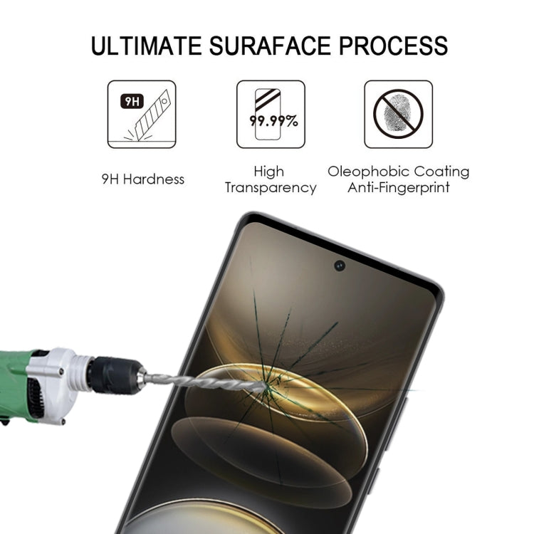 For vivo X100 Ultra / X100s Pro 3D Curved Edge Glue Full Screen Tempered Glass Film