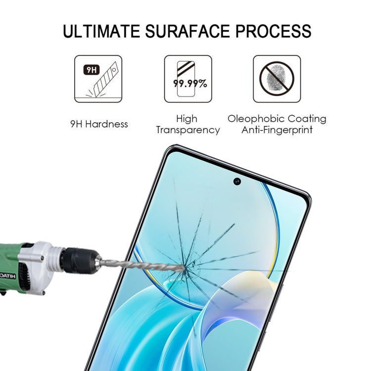 For vivo Y200 Pro 3D Curved Edge Glue Full Screen Tempered Glass Film