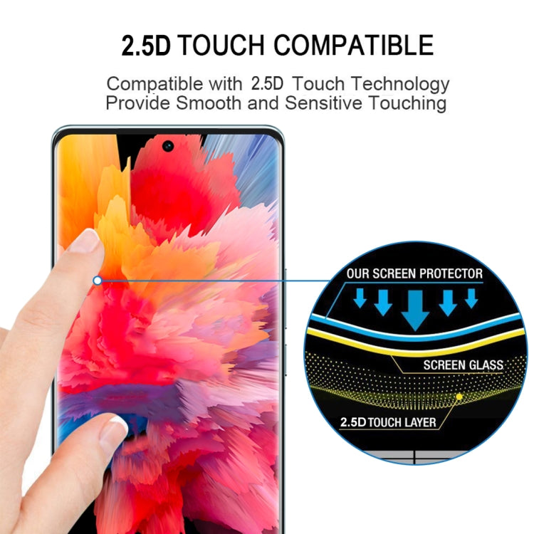 For vivo iQOO Z7 Pro 25pcs 3D Curved Edge Full Screen Tempered Glass Film