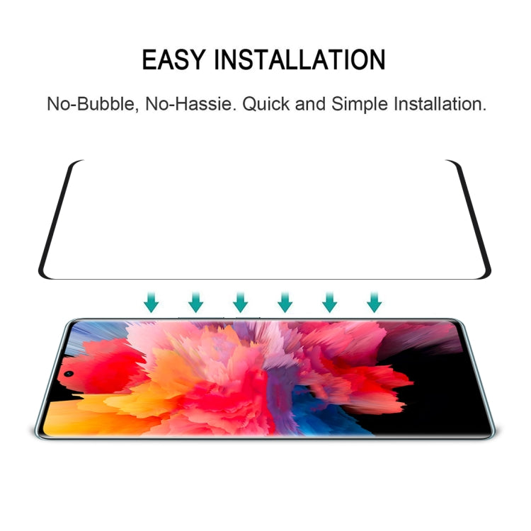 For vivo iQOO Z7 Pro 25pcs 3D Curved Edge Full Screen Tempered Glass Film