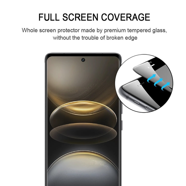 For vivo X100 Ultra / X100s Pro 25pcs 3D Curved Edge Glue Full Screen Tempered Glass Film