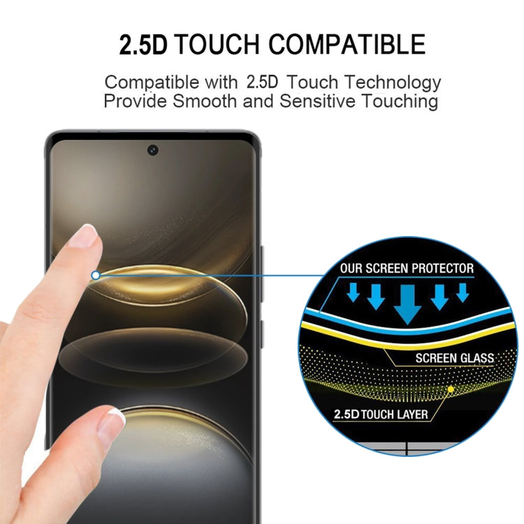 For vivo X100 Ultra / X100s Pro 25pcs 3D Curved Edge Glue Full Screen Tempered Glass Film