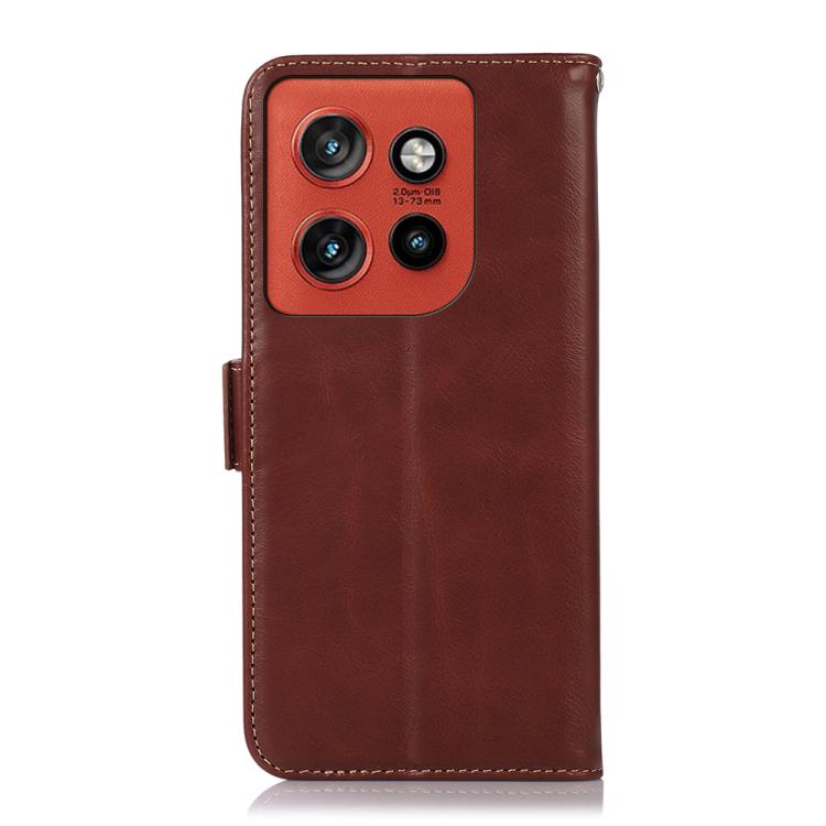For Motorola Edge 60 Neo 5G Magnetic Crazy Horse Texture Genuine Leather RFID Phone Case