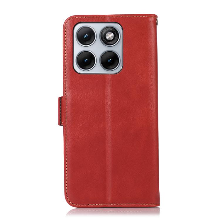 For Motorola Edge 70 Fusion 5G Magnetic Crazy Horse Texture Genuine Leather RFID Phone Case