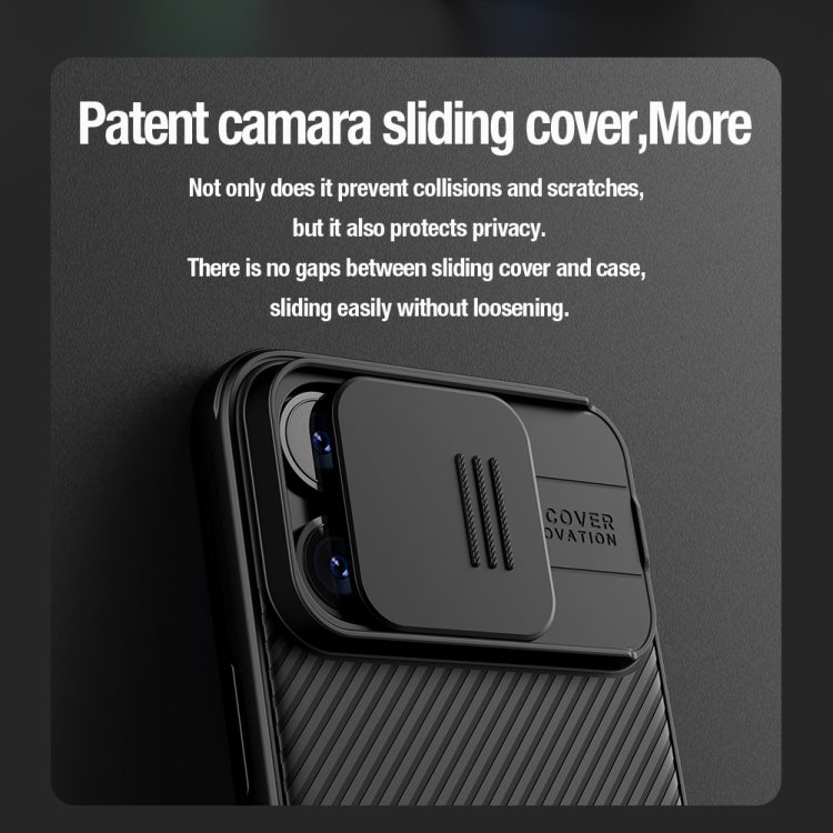 For iPhone 15 Pro NILLKIN CamShield Pro PC Phone Case