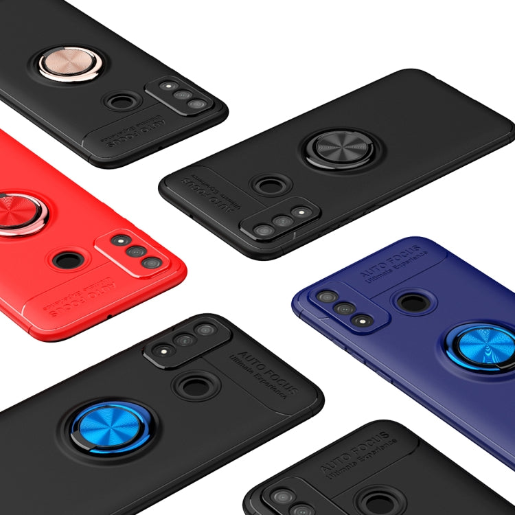 For Huawei P Smart (2020) Lenuo Shockproof TPU Protective Case with Invisible Holder