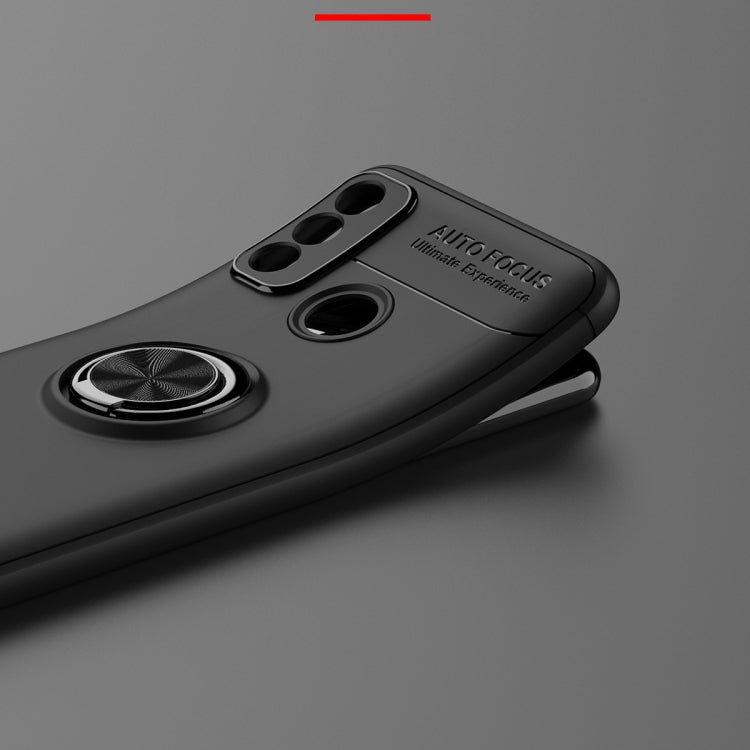 For Huawei P Smart (2020) Lenuo Shockproof TPU Protective Case with Invisible Holder