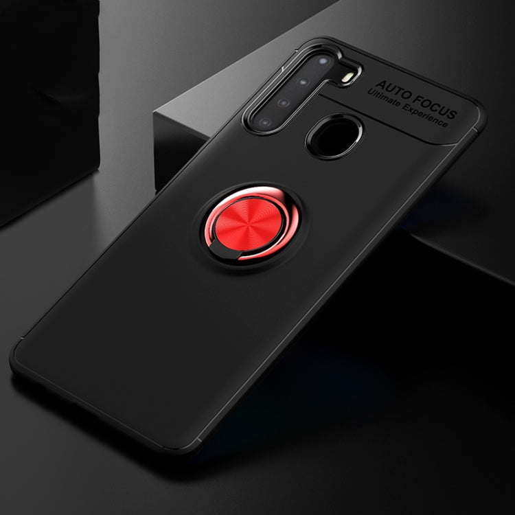 For Samsung Galaxy A21 Lenuo Shockproof TPU Protective Case with Invisible Holder